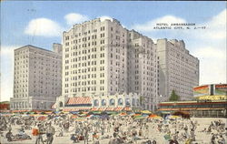 Hotel Ambassador Atlantic City, NJ Postcard Postcard