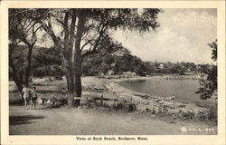 Vista At Back Beach Rockport, MA Postcard Postcard