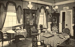 Longfellow's Study, Longfellow House 105 Brattle St Postcard