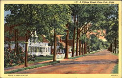 A Village Street Postcard