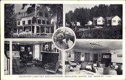 Highland Lake Inn And Cottages Postcard