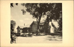 The Log Cabin Phillips Academy Andover, MA Postcard Postcard