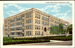 Crosby High School Waterbury, CT Postcard Postcard