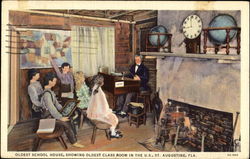 Oldest School House Postcard