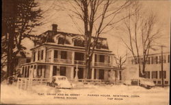 Parker House Newtown, CT Postcard Postcard