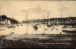 Pequot Yacht Club Southport, CT Postcard Postcard