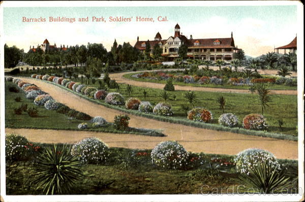 Barracks Buildings and Park, Soldier's Home Los Angeles California