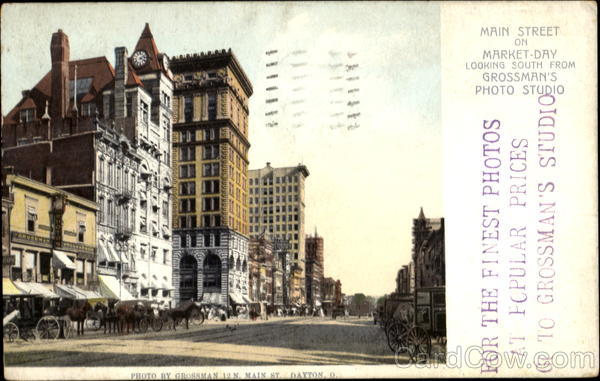 Main Street On Market-Day Dayton Ohio