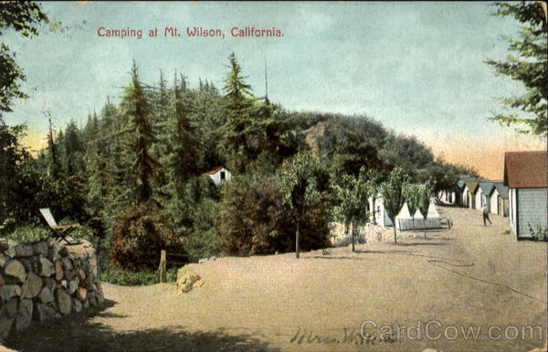 Camping AT Mt. Wilson Mount Wilson California