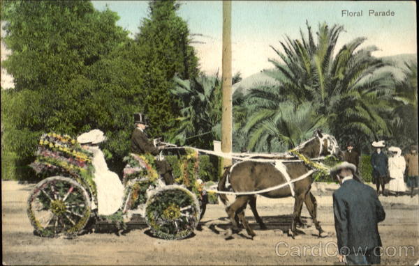 Floral Parade Los Angeles California