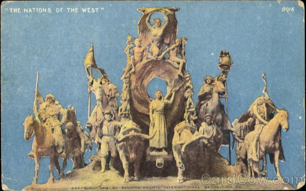 The Nations Of the West 1915 Panama-Pacific Exposition