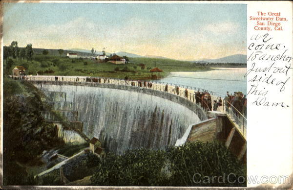 The Great Sweetwater Dam San Diego California