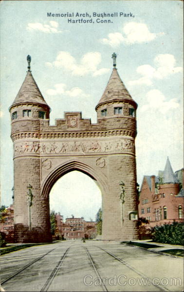 Memorial Arch, Bushnell Park Hartford Connecticut