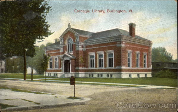 Carnegie Library Burlington Vermont