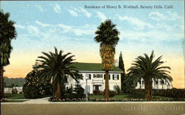 Residence of Henry B. Walthall Beverly Hills California
