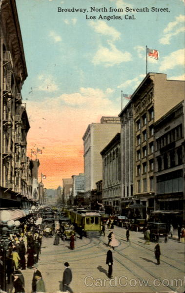 Broadway, Seventh Street Los Angeles California