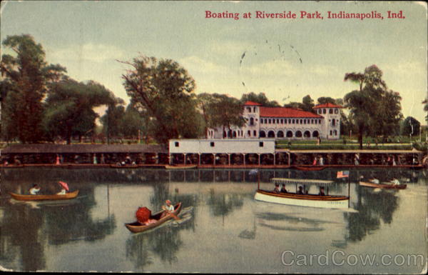 Boating At Riverside Park Indianapolis
