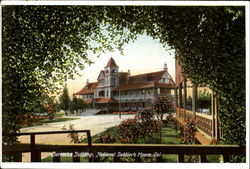 Barracks Building, Soldier's Home Postcard