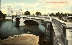 Emricksville Bridge Indianapolis, IN Postcard Postcard