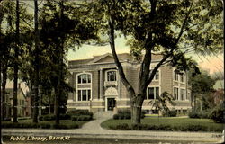 Public Library Barre, VT Postcard Postcard