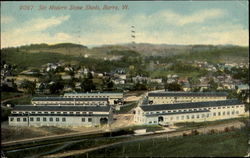 Six Modern Stone Sheds Postcard