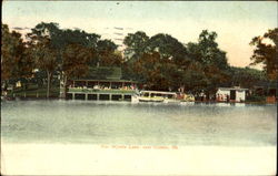 Van Winkie Lake Canton, IL Postcard Postcard