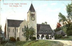 Church Of The Angels, Garvanza Los Angeles, CA Postcard Postcard