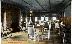 Living Room Mount Wilson Hotel California Postcard Postcard