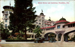 Hotel Green And Archway Postcard