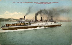 S. P. R. R. Co.'s Ferryboat San Francisco, CA Postcard Postcard