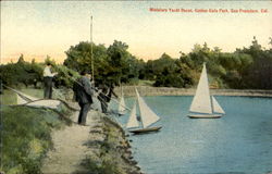 Miniature Yacht Races, Golden Gate Park Postcard