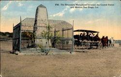 The Boundary Monument Postcard