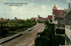 Soldier's Home Santa Monica, CA Postcard Postcard