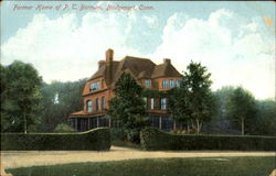 Former Home Of P. C. Barnum Postcard