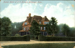 Former Home Of P. C. Barnum Bridgeport, CT Postcard Postcard