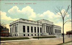 Connecticut State Library Hartford, CT Postcard 