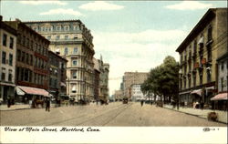 View Of Main Street Postcard