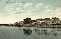 Water Front East Side Postcard