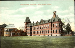 New Haven Hospital Connecticut Postcard Postcard