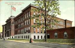 New haven High School Postcard