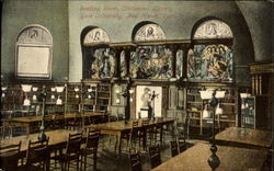 Reading Room Chittenden Library, Yale University New Haven, CT Postcard Postcard