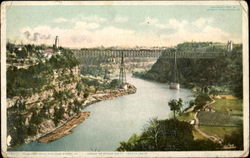 Kentucky River And High Bridge Scenic, KY Postcard Postcard