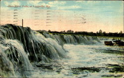 Ohio River Falls Louisville, KY Postcard Postcard