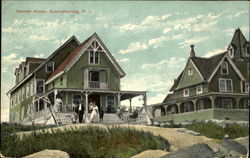 Bennett House Quonochontaug, RI Postcard Postcard