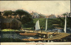 Brightman's Pond Westerly, RI Postcard Postcard