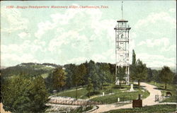 Braggs headquarters, Missionary Ridge Postcard