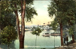 Wandamere and Mountains Postcard