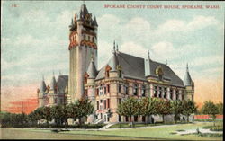 Spokane County Court House Postcard