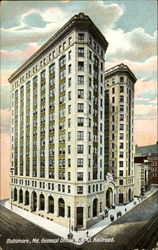 General Office B. &. O. Railroad Postcard