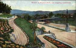 Winter In Elysian Park Postcard